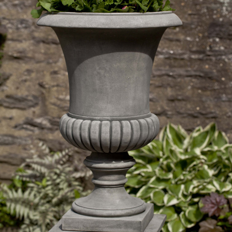 Campania International, Inc Kent Cast Stone Urn Planter Wayfair